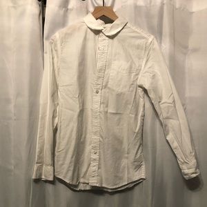 White button down